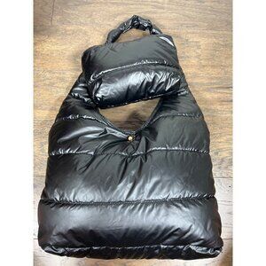 DAILY PRACTICE by Anthropologie Quilted Hobo Shoulder Bag & Pouch Black NWOT